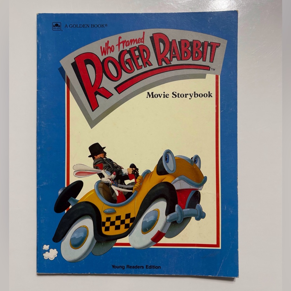 4/$20 Who Framed Roger Rabbit Movie Storybook